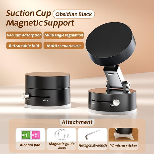 Vacuum Suction Magnetic Car Phone Holder