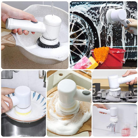 5-in-1 Magic Power Scrubber Electric Cleaning Brush