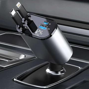 4 in 1 Fast Car Phone Charger 60W