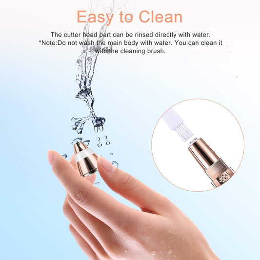 2-in-1 Eyebrow Trimmer & Facial Hair Remover for Women