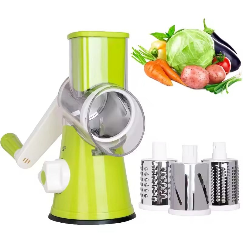 Rotary Vegetable Grater & Cutter – Multi-Function