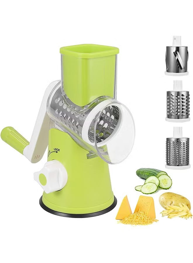 Rotary Vegetable Grater & Cutter – Multi-Function