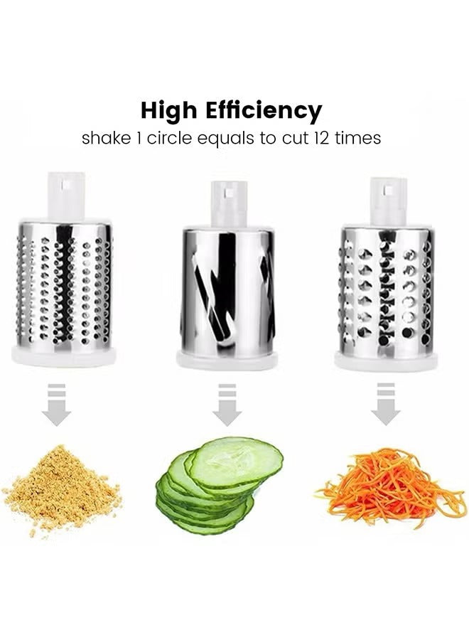 Rotary Vegetable Grater & Cutter – Multi-Function